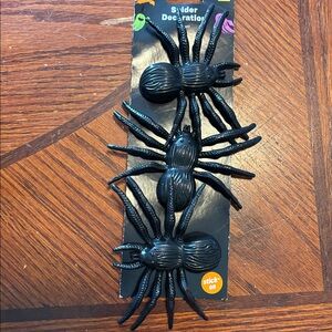 7/$5 or 15/$10 Black Spider Decorations